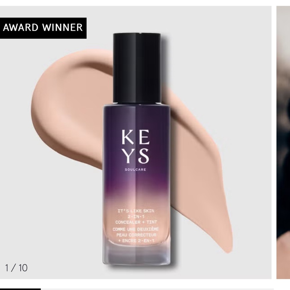 NIB - KEYS SOULCARE IT'S LIKE SKIN 2-IN-1 CONCEALER + TINT